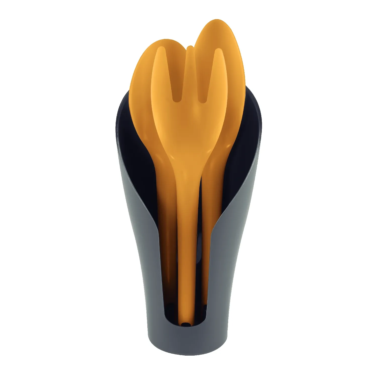 Jogo Jardinagem Cocoon Tramontina Amarelo com Contenedor Grafite